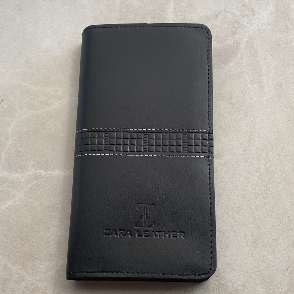 Zara Black Leather Card Holder